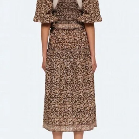 NWT SEA Irina Dress Beautiful Lace Pleating Size Small $425! - Picture 3 of 13